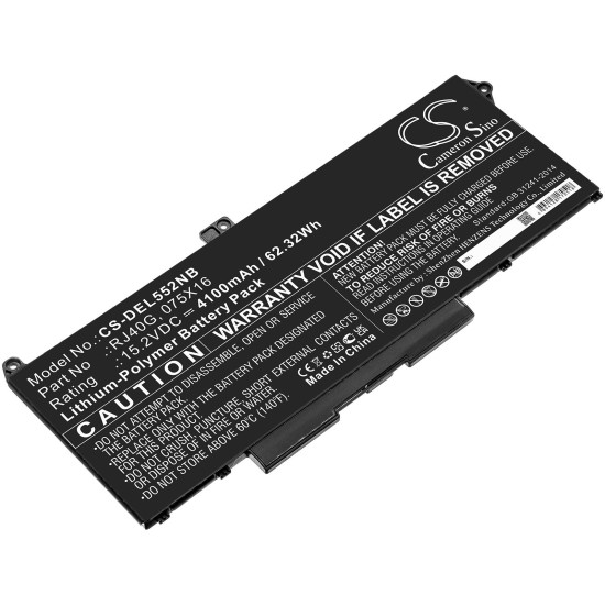 Laptop Battery for DELL Latitude 14 5420, Latitude 15 5520, Precision 15 3560 LiPo  15.2V 4100mAh CAMERON SINO