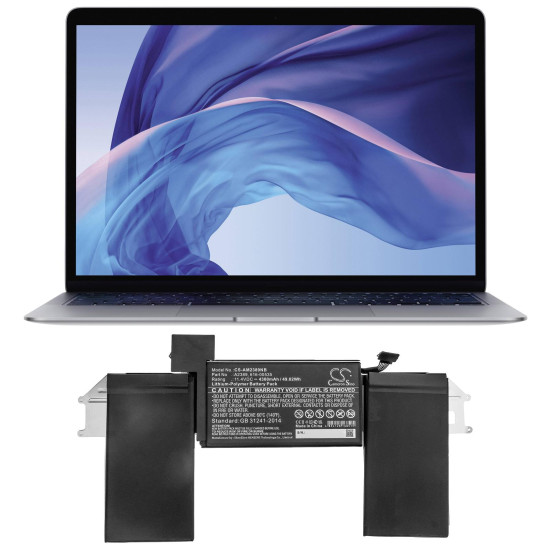 Батерия за лаптоп Apple MacBook Air (M1 2020) , MacBook Air 13-inch A2179 A2389 LiPo 11,4V 4300mAh CAMERON SINO