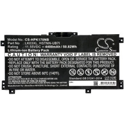 Батерия за лаптоп HP Envy 17-AE010NC, Envy X360 15-BP008UR HSTNN-UB71 LiIon 11.55V 4400 mAh CAMERON SINO