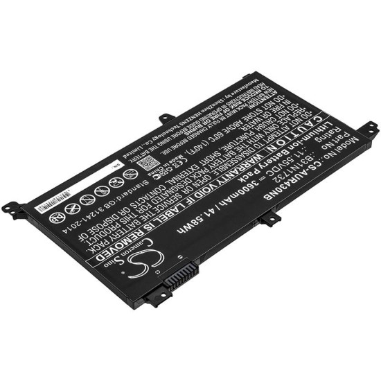 Laptop Battery ASUS  K430FA VivoBook S14 S430FAEB102T  B31N1732 LiIon 11.55V 3600mAh CAMERON SINO