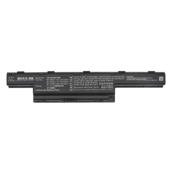 Батерия  за лаптоп CAMERON SINO, Acer Aspire AS10D31 5733 5741 5742 5742G 5750G E1-571, TravelMate 5740 5742, 11.1V, 8800mAh