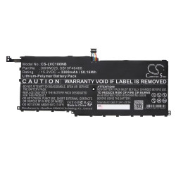 Laptop Battery for LENOVO ThinkPad X1 20FBS0L900, ThinkPad X1 Yoga 20FQA04TAU, 00HW028 LiPo 15.2V 3300 mAh CAMERON SINO