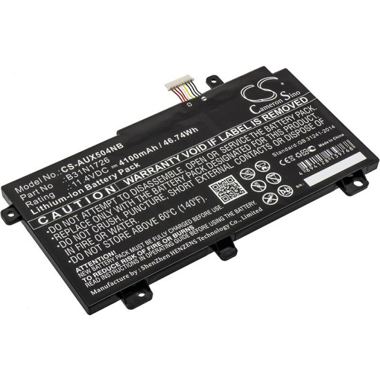 Батерия за лаптоп  ASUS FX504, TUF Gaming A15 FA506IC-HN075W, TUF Gaming FX505DD-AB71-CA, B31BN91 LiPo 11.4V 4100mAh CAMERON SINO