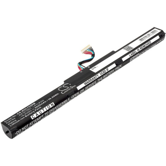 Батерия за лаптоп  ASUS GL752JW, VivoBook Pro N552VW-FI035T, VivoBook Pro N752VX-GC084T, A41N1501 LiIon 15V 2600mAh CAMERON SINO