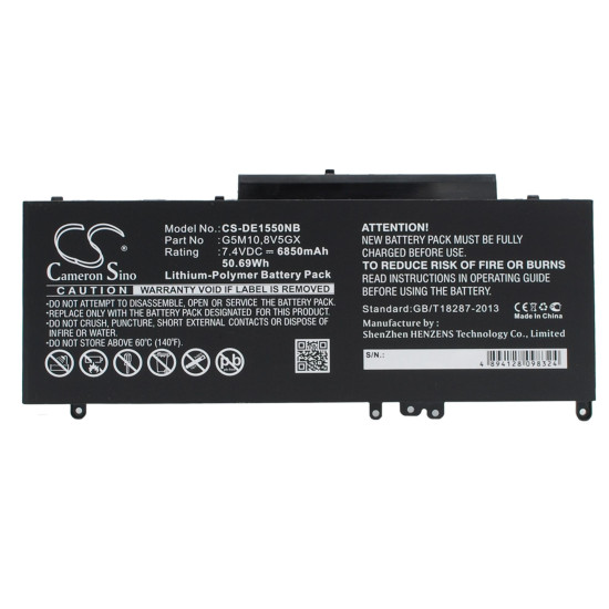 Laptop Battery for DELL Latitude 14 5000, Latitude 15 5000, Latitude 5450, 5250 , 079VRK LiPo 7.4V 6850mAh CAMERON SINO