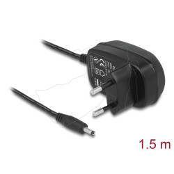 Delock Захранващ адаптер external DC 3,5 x 1,35 mm 5,0 V / 2,0 A / 10,0 W Navilock