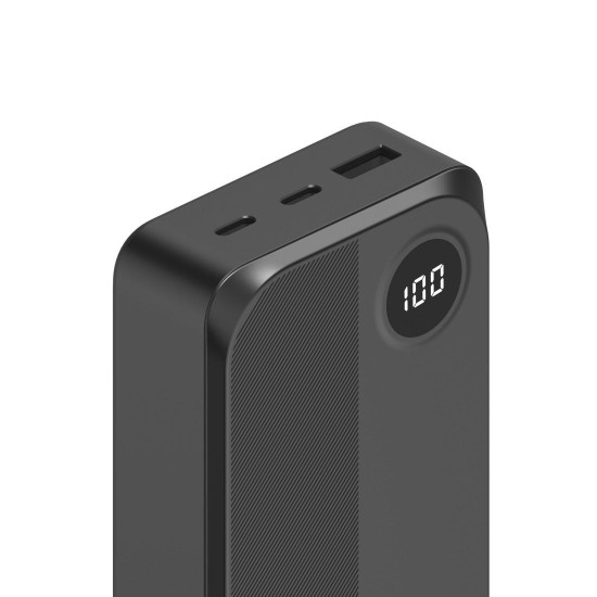 Hama Power Pack 20000 mAh, 3 outputs: 2 x USB-C, 1 x USB-A, black
