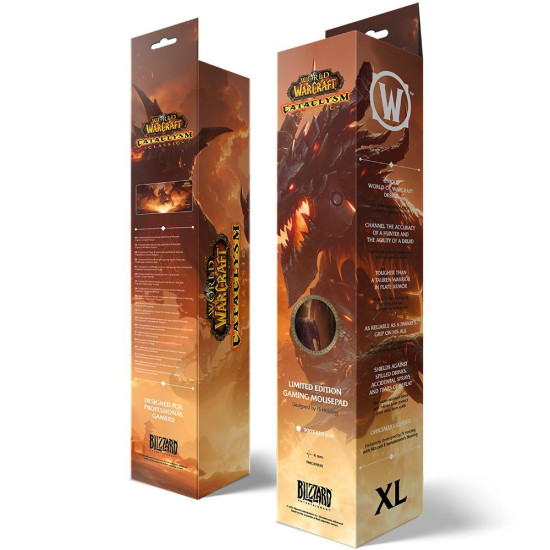 Геймърски пад World Of Warcraft Classic - Cataclysm Deathwing, XL