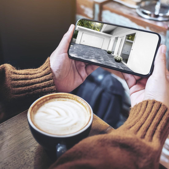 Hama Smart Surveillance Camera, WLAN, for Outdoors, Night Vision, 1080p, Recordi