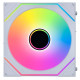 Lian Li UNI FAN SL-INF Wireless ARGB PWM Fan - Reverse Blade, 120 mm White