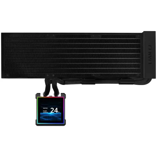 CPU AiO Cooler Lian Li HydroShift II LCD-S 360N Fanless ARGB - Black