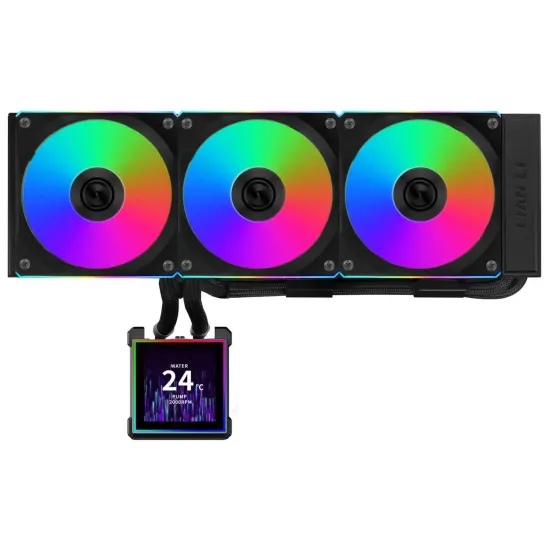CPU AiO Cooler Lian Li HydroShift II LCD-S 360CL RGB - Black