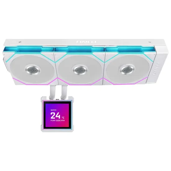 CPU AiO Cooler Lian Li HydroShift II LCD-S 360TL RGB - White