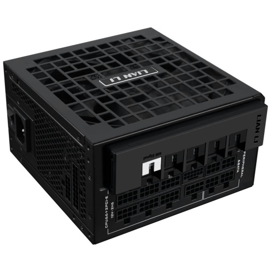 Захранващ блок Lian Li RS 1000W 80+ Gold PCIe 5.1, ATX 3.1, RS Hub - Черно