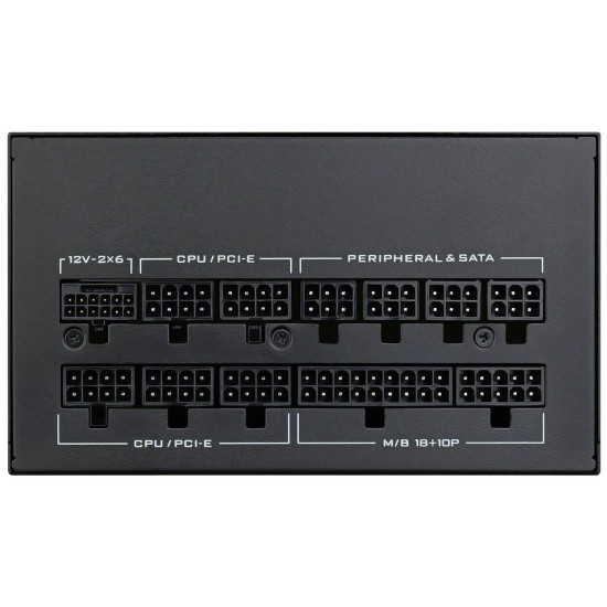 Захранващ блок Lian Li SX1000P Black 1000W 80+ Platinum PCIe 5.1, ATX 3.1