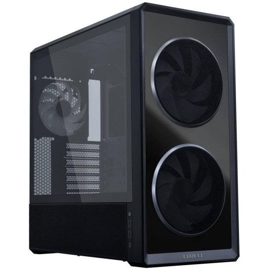 Кутия Lian Li LANCOOL 217 INF RGB Mid-Tower, Tempered Glass - Черна
