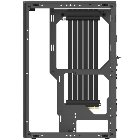 Ssupd Riser Flat Ribbon Cable - PCIe 4.0, 270mm - Black