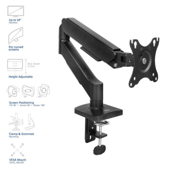 Monitor arm 34