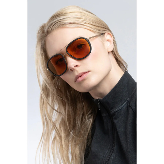 GUNNAR Dume Computer Glasses - Gold - Amber Max