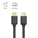 HAMA Кабел DisplayPort, DP 2.1, Ultra-HD 16K, 80 Gbit/s, 2 m