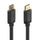 HAMA Кабел DisplayPort, DP 2.1, Ultra-HD 16K, 80 Gbit/s, 2 m
