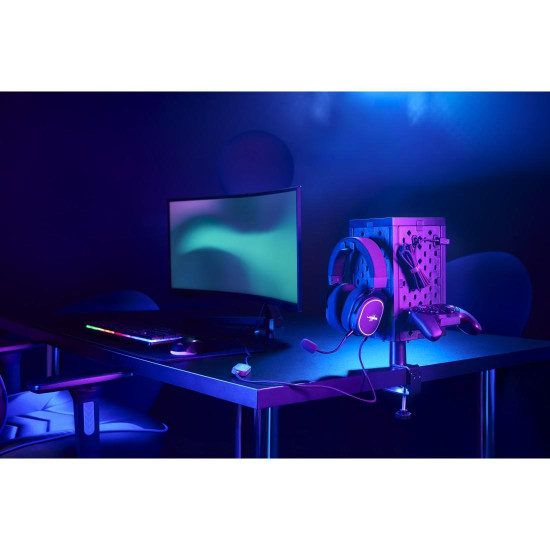 uRage Peg Board, Perforated Panel for Gaming, Modular Kit, Wall/Table Mounting, black