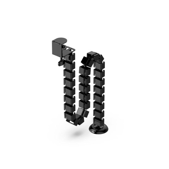 uRage “Spine” Flexible Cable Guide, Cable Chain, For Clamping, 130 cm, black