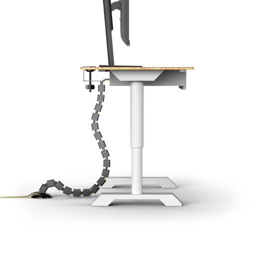 uRage “Spine” Flexible Cable Guide, Cable Chain, For Clamping, 130 cm, black