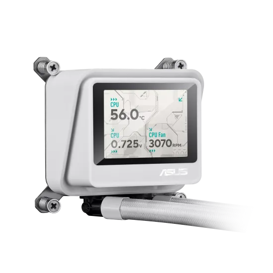 All-in-One Cooler ASUS MAX Gaming LC 360 ARGB LCD White Edition