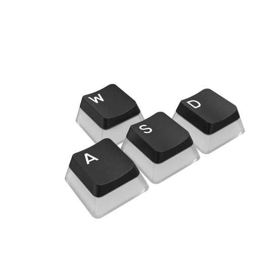 uRage Set of Key Cps, Doubleshot PBT Pudding, for Mech. Keyboards, QWERTY US/UK