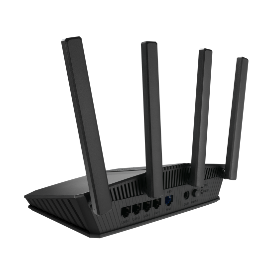Wireless Router ASUS RT-BE55 Dual-Band WiFi 7 BE3600 (802.11be), Ai Mesh