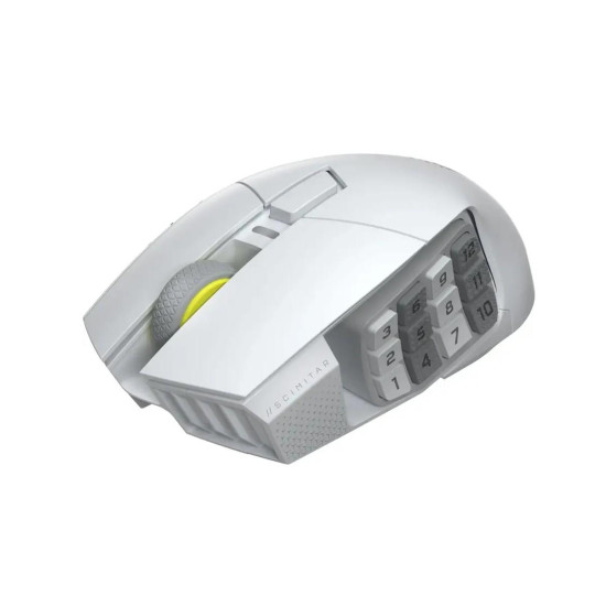 Gaming optical mouse CORSAIR SCIMITAR ELITE WIRELESS SE White, 33000 DPI