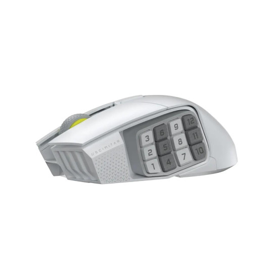 Gaming optical mouse CORSAIR SCIMITAR ELITE WIRELESS SE White, 33000 DPI