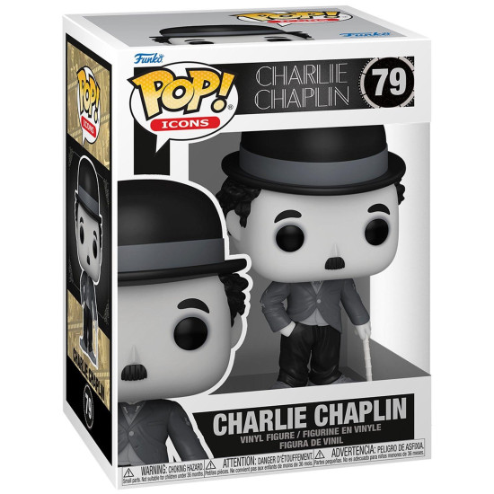 Funko Pop! Icons: Charlie Chaplin - Charlie Chaplin #79