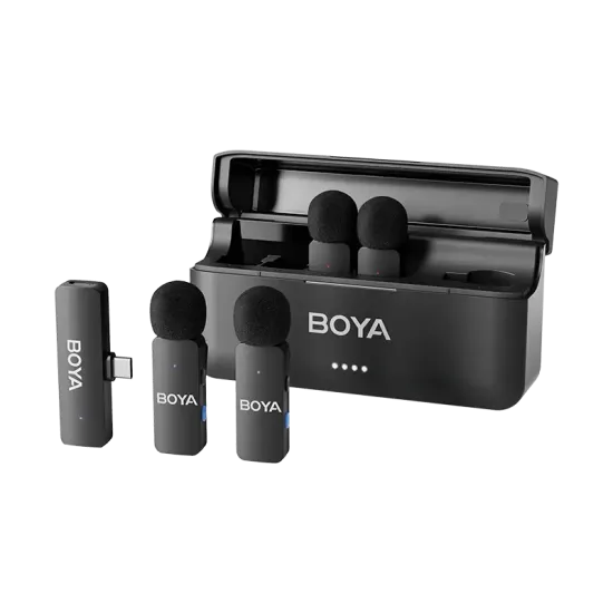 4-Channel Mini Wireless Microphone BOYA BY-V4U - USB-C