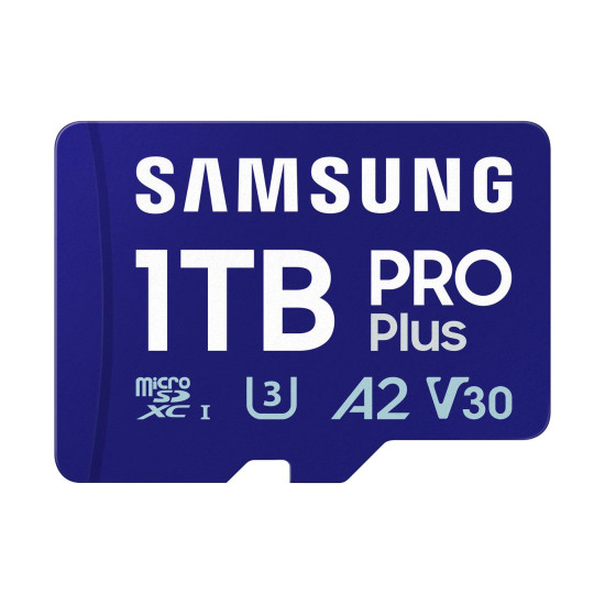 Memory card Samsung PRO Plus 1 TB, microSDXC UHS-I Class 10, Adapter