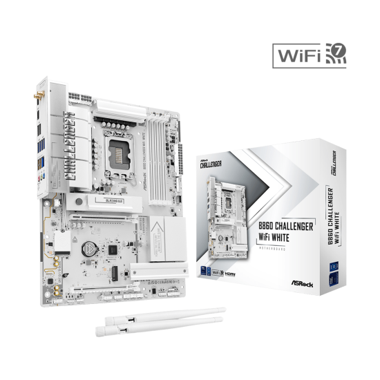 Motherboard ASRock B860 Challenger White WIFI, LGA 1851