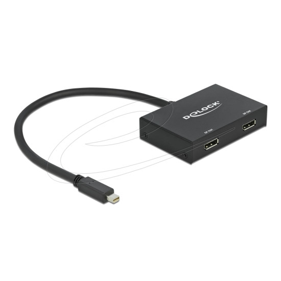 Delock DisplayPort 1.2 Splitter 1 x DisplayPort in > 2 x DisplayPort out 4K