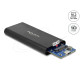 Delock External Enclosure for M.2 NVMe PCIe SSD with SuperSpeed USB 10 Gbps (USB 3.1 Gen 2) USB Type-C™ female