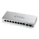 Switch ZyXEL GS-1200-10, V3,  Web Managed, 8 port 10/100/1000 with 2Gbe Uplink