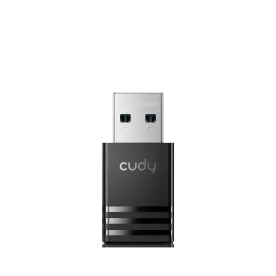 Безжичен адаптер Cudy WU900 WiFi 6, 900 Mbps, USB 2.0