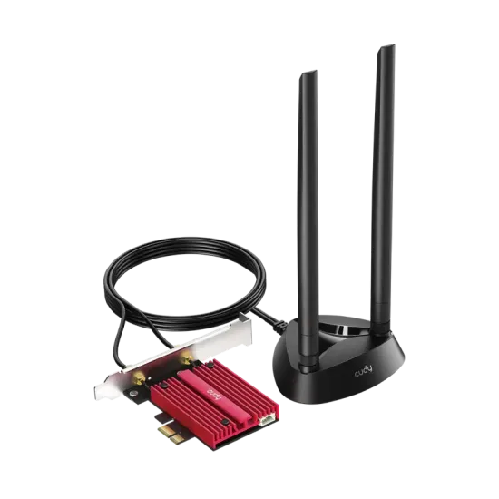 Мрежова карта Cudy WE9300S, Tri-Band WiFi 7 PCI-e, 5760 + 2880 Mbps