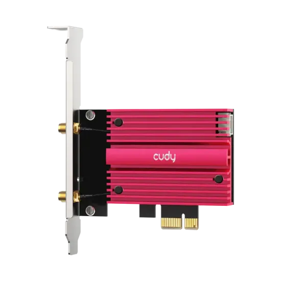 Мрежова карта Cudy WE9300S, Tri-Band WiFi 7 PCI-e, 5760 + 2880 Mbps