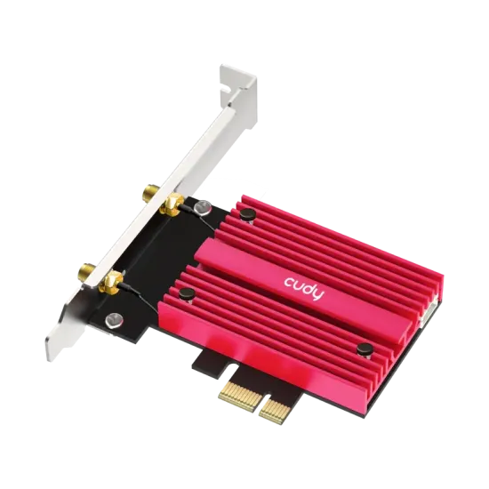 Мрежова карта Cudy WE9300S, Tri-Band WiFi 7 PCI-e, 5760 + 2880 Mbps