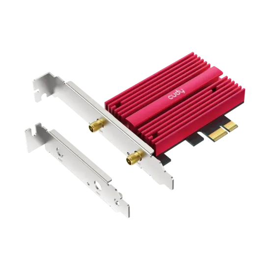 Мрежова карта Cudy WE9300S, Tri-Band WiFi 7 PCI-e, 5760 + 2880 Mbps