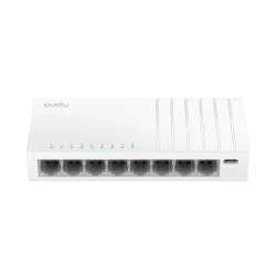 Суич Cudy GS108U, 8-портов 10/100/1000 Mbps RJ 45, USB-C - Бял