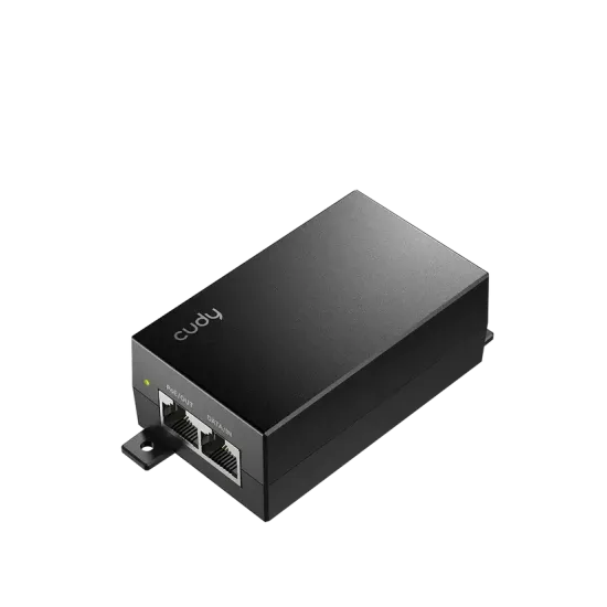 PoE адаптер Cudy POE48-18W, Gigabit PoE+/PoE, 18W, 2 x 10/100/1000Mbps