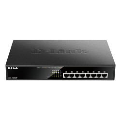 Switch D-Link DGS-1008MP, 8 портов PoE 10/100/1000 Gigabit