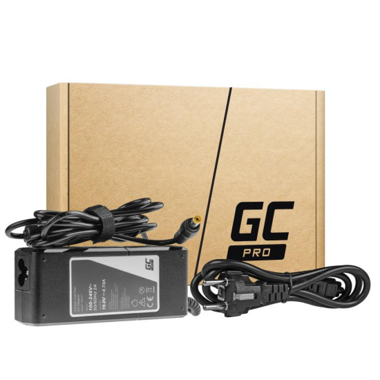 Notebook Power Supply GREEN CELL, PRO Charger / AC Adapter 19V 4.74A 90W for Acer  5,5mm- 1,7mm