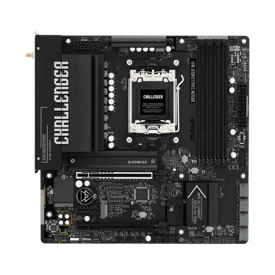 Motherboard ASRock B850M CHALLENGER WIFI socket AM5